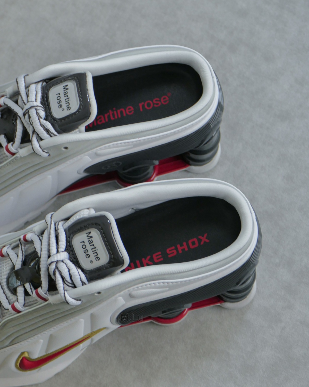 {M.Lu} Nike x Martine Rose Shox MR4 Mule