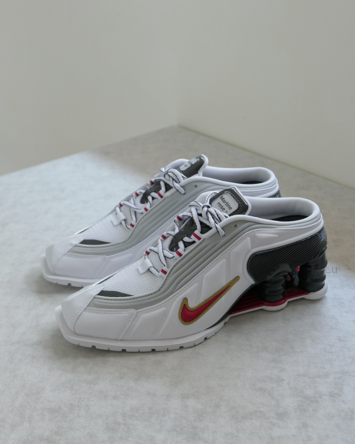 {M.Lu} Nike x Martine Rose Shox MR4 Mule