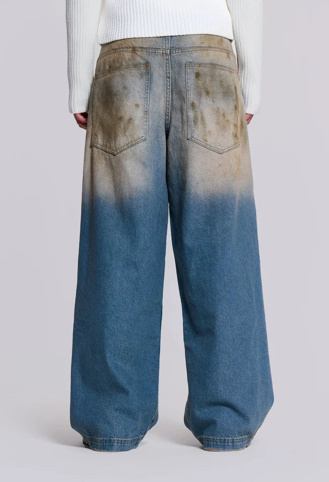 {M.Lu} Jaded London Mud Wash Jeans