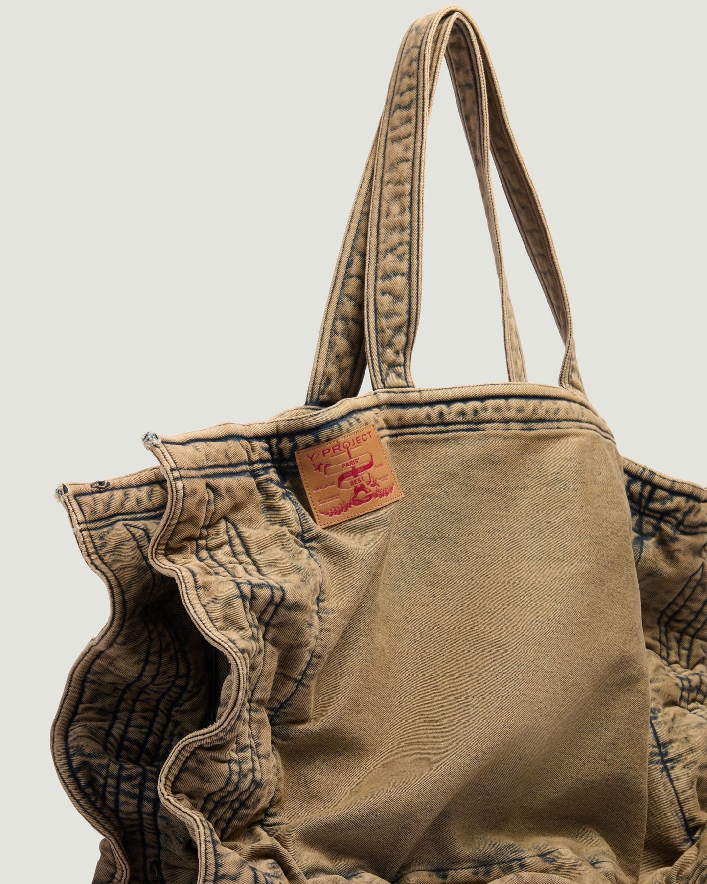 {M.Lu} Y/Project Maxi Wire Denim Tote