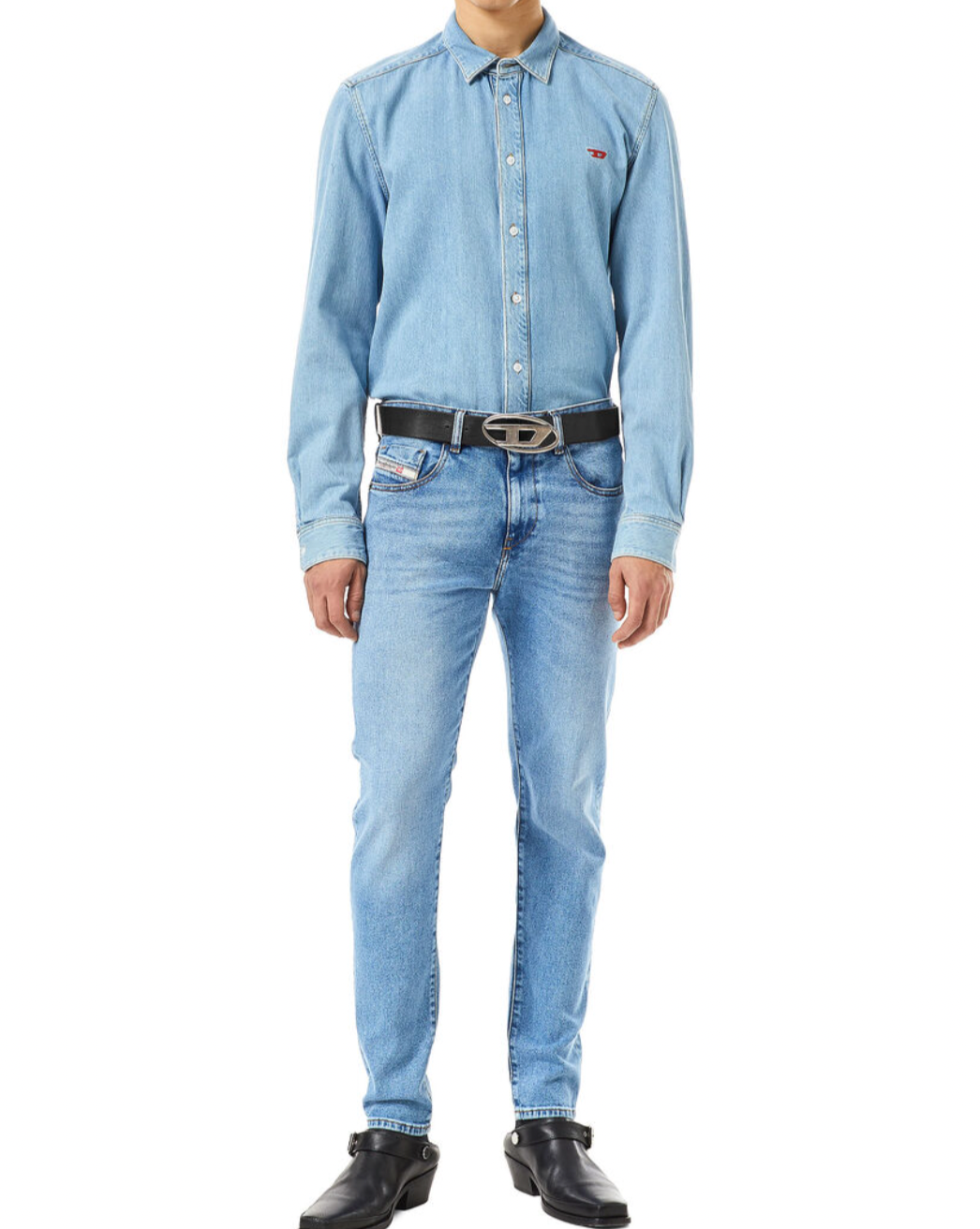 {M.Lu} Diesel B-1dr Leather Belt (霧面)