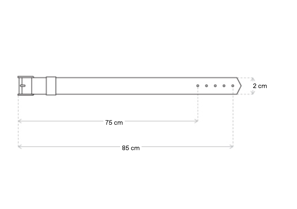 {M.Lu} Our Legacy 2cm Belt
