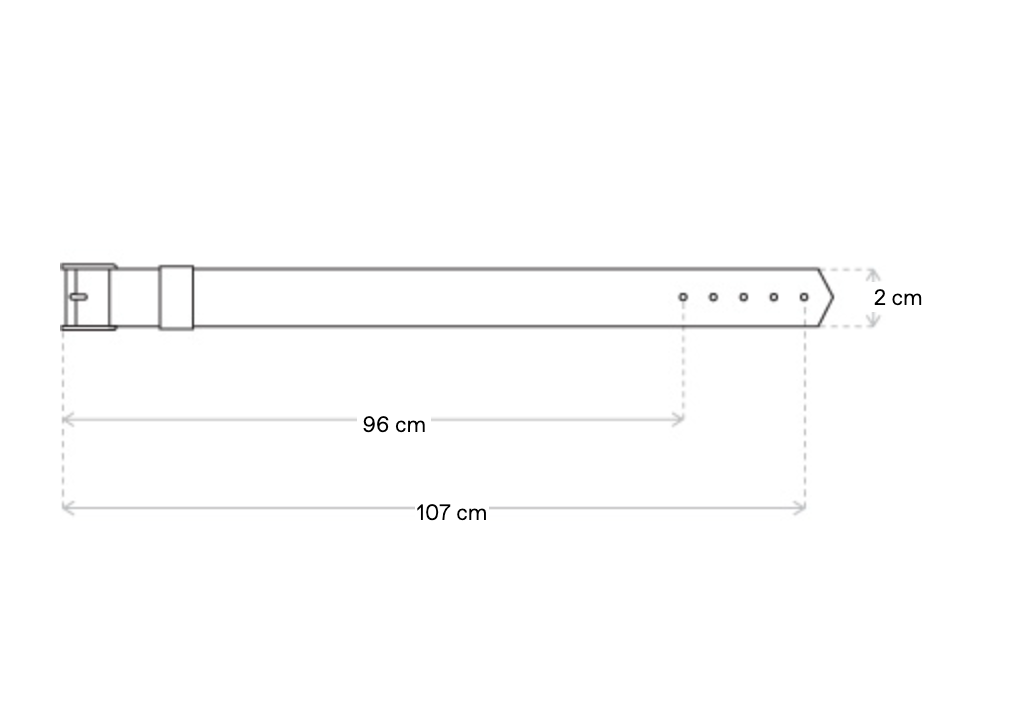 {M.Lu} Our Legacy 2cm Belt