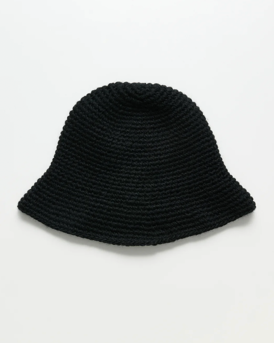{M.Lu} Stüssy Swirly S Knit Bucket Hat