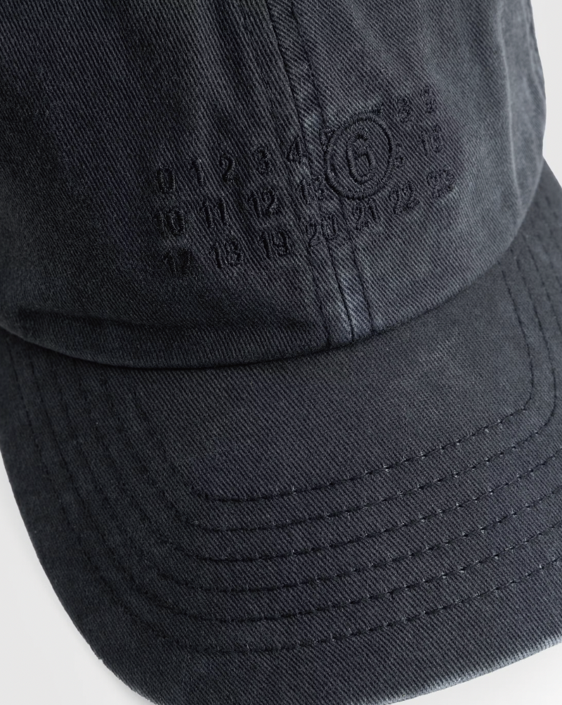 {M.Lu} MM6 Maison Margiela Logo Baseball Cap