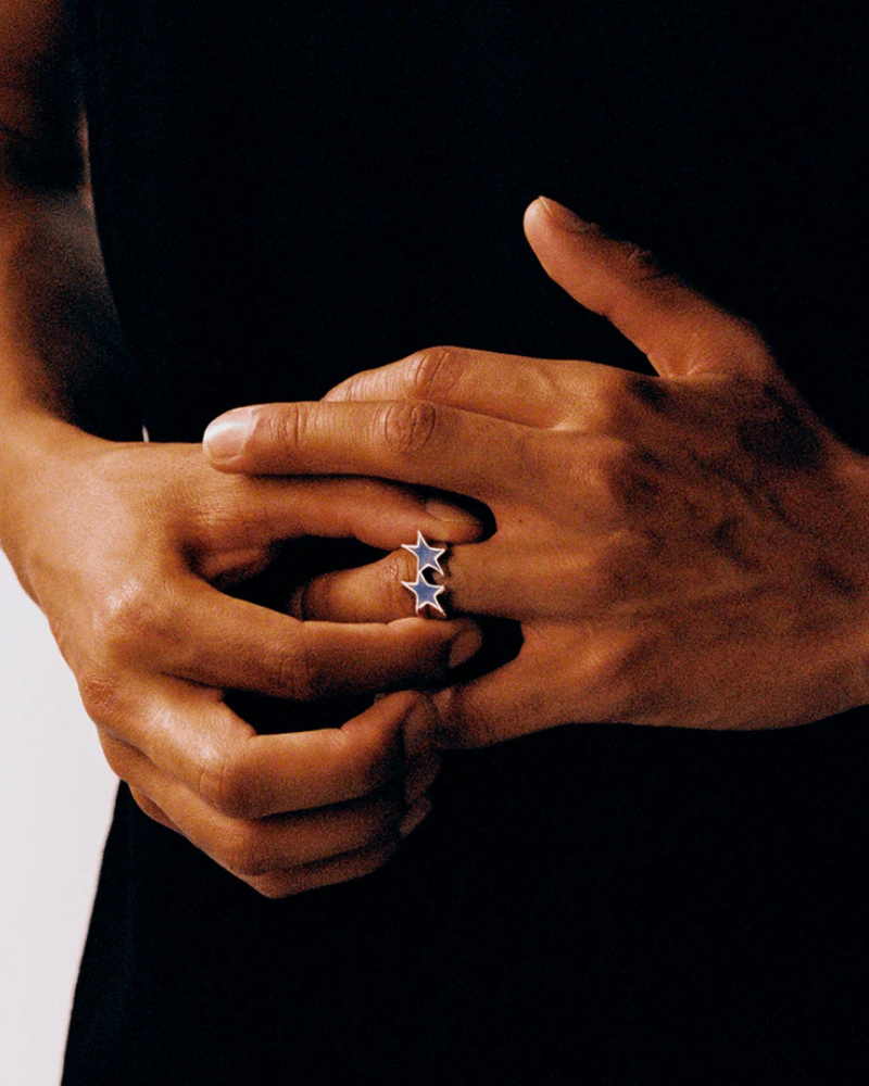 {M.Lu} Twojeys Icon Single Ring