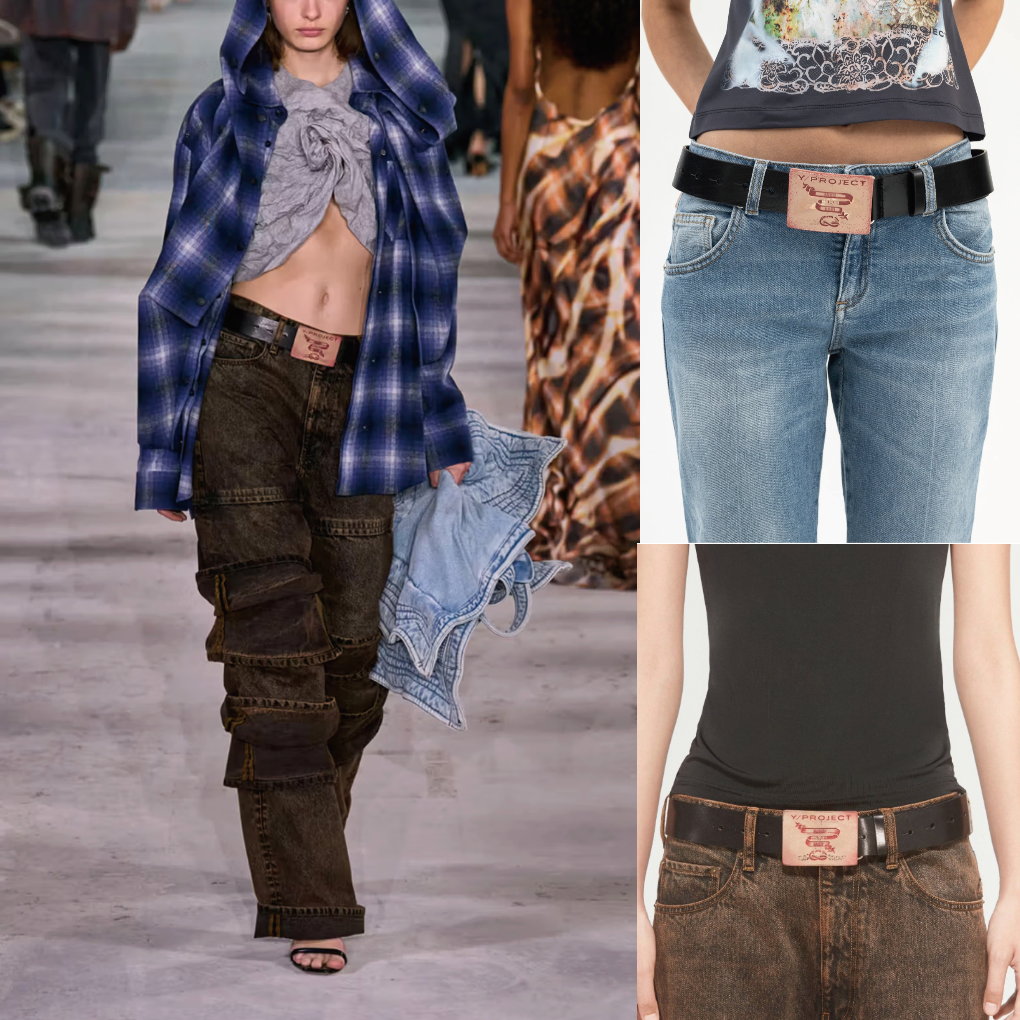 {M.Lu} Y/Project Paris Beat Leather Belt