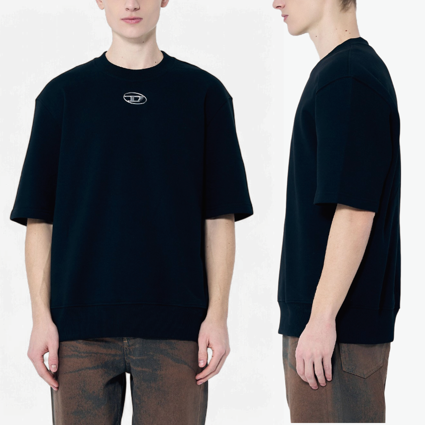 {M.Lu} Diesel S-Cooling-L1 Half Sleeve Sweatshirt