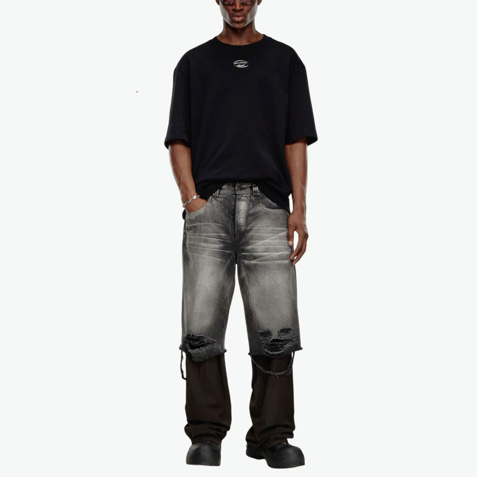 {M.Lu} Diesel S-Cooling-L1 Half Sleeve Sweatshirt
