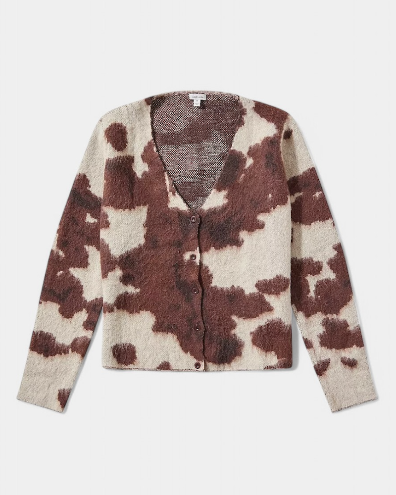 {M.Lu} Jaded London Cow Print Cardigan