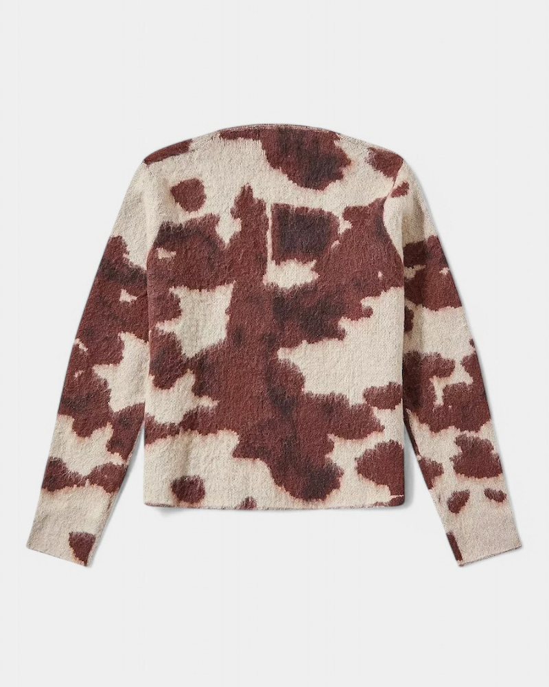 {M.Lu} Jaded London Cow Print Cardigan