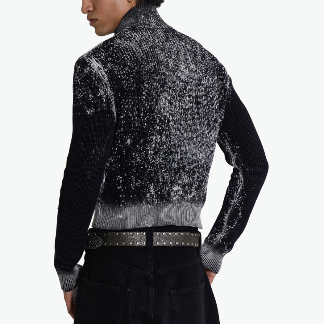 {M.Lu} Jaded London Dyed Lucid Zip Knit