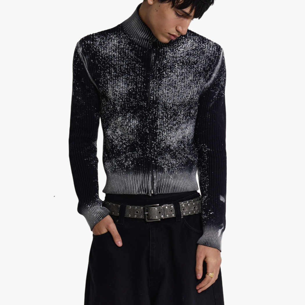 {M.Lu} Jaded London Dyed Lucid Zip Knit