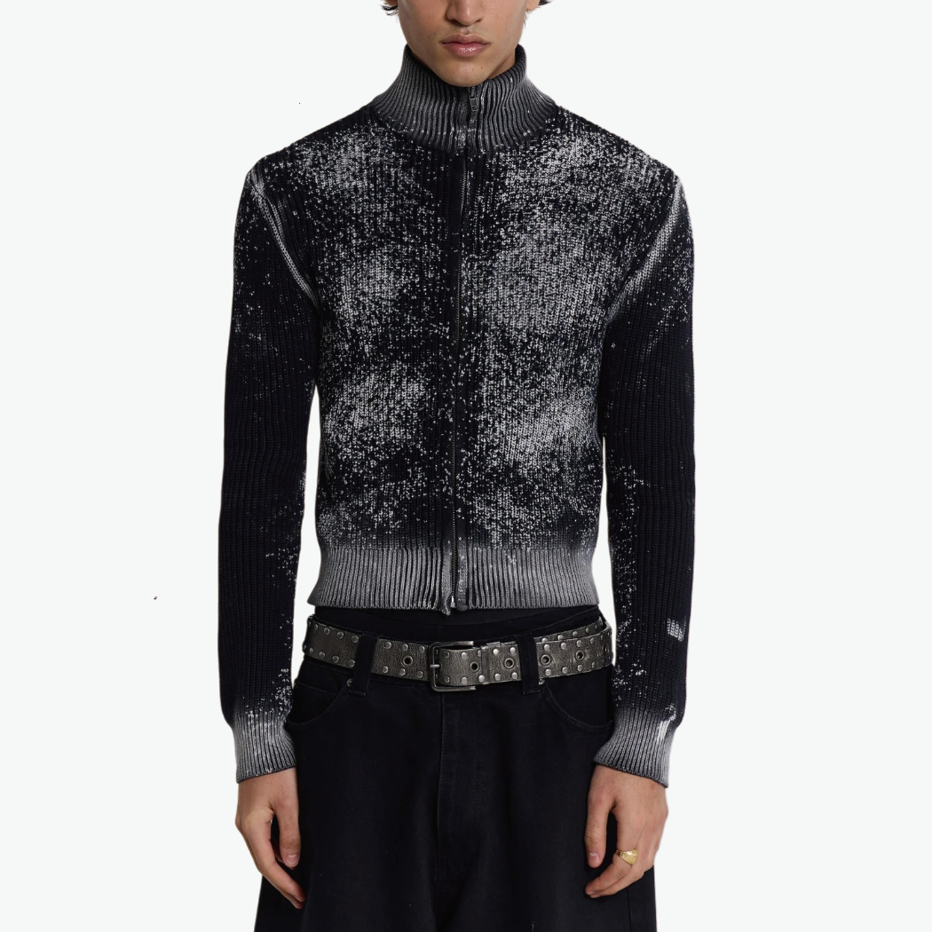 {M.Lu} Jaded London Dyed Lucid Zip Knit