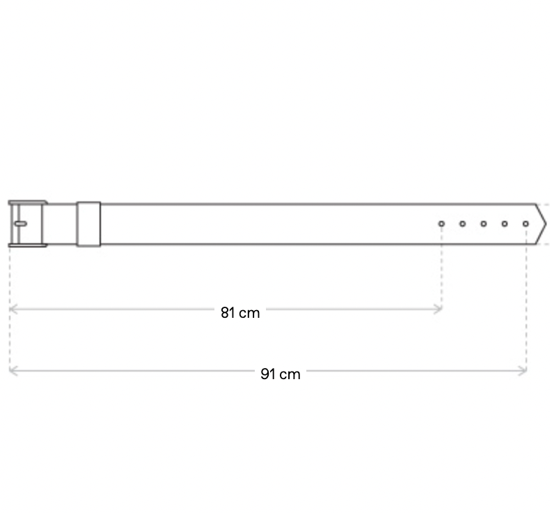 {M.Lu} Our Legacy Twin Tongue Belt