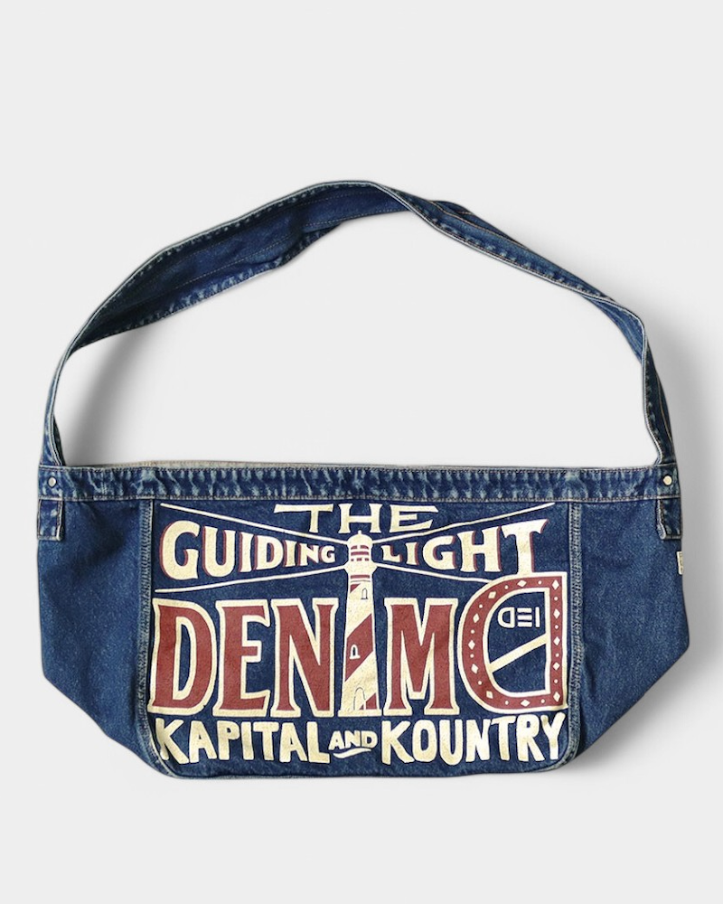 {M.Lu} Kapital 13oz Denim News Paper Bag