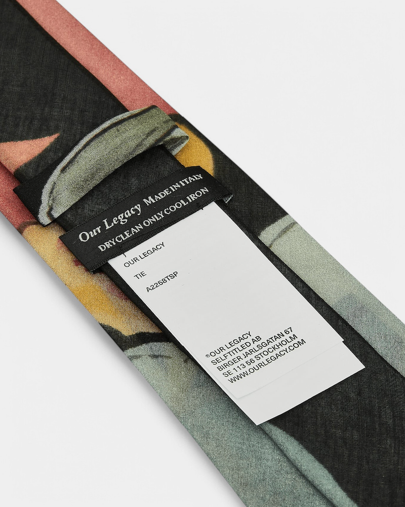 {M.Lu} Our Legacy Silk Blend Tie