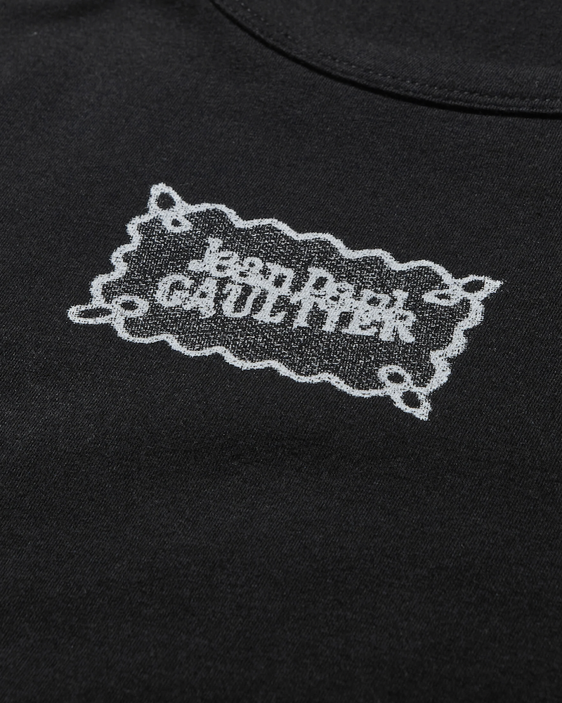 {M.Lu} Jean Paul Gaultier Lace Label Baby Tee T-shirt