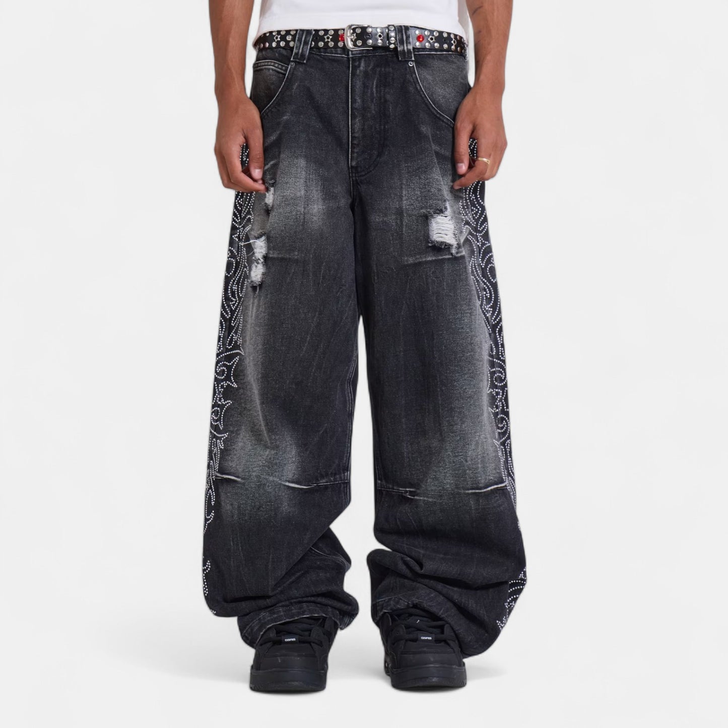 {M.Lu} Jaded London Crystalline Jeans