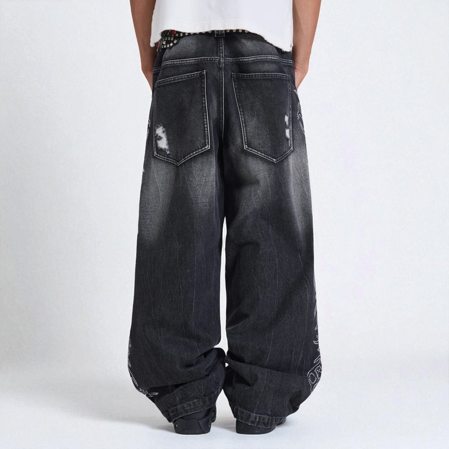 {M.Lu} Jaded London Crystalline Jeans