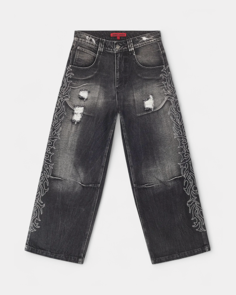 {M.Lu} Jaded London Crystalline Jeans