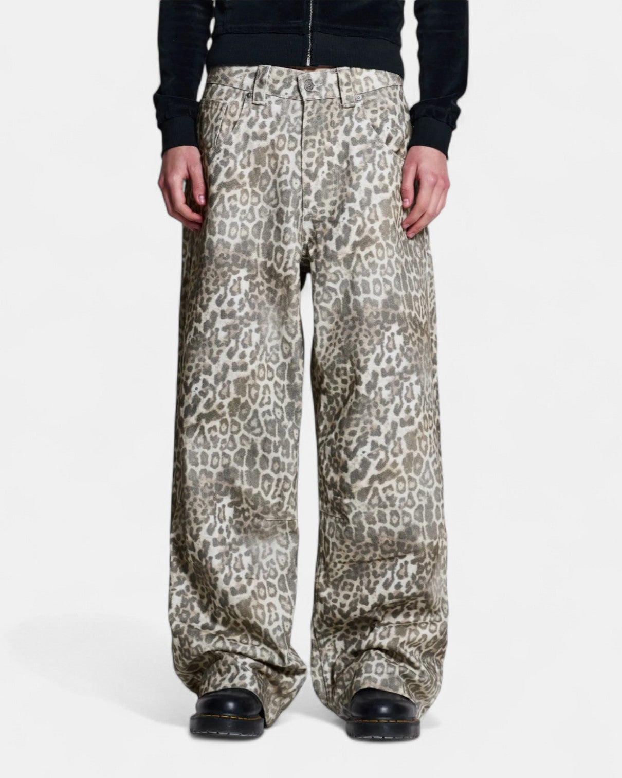 {M.Lu} Jaded London Leopard Print Jeans