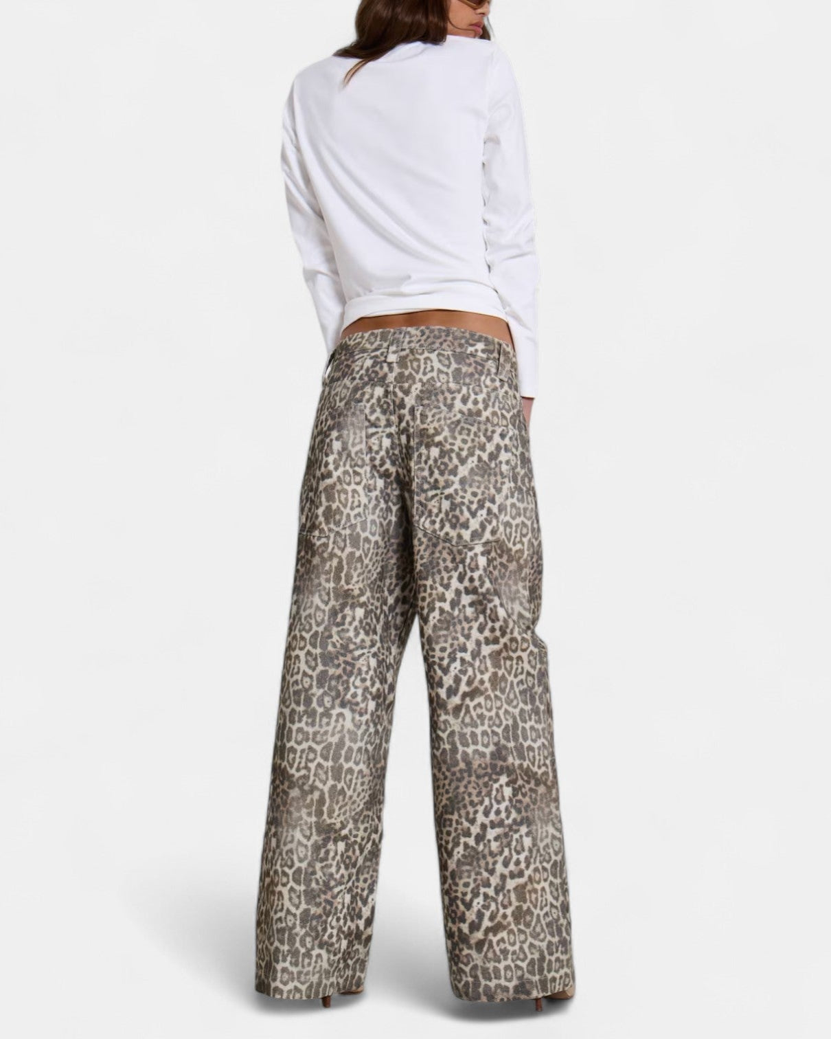 {M.Lu} Jaded London Leopard Print Jeans