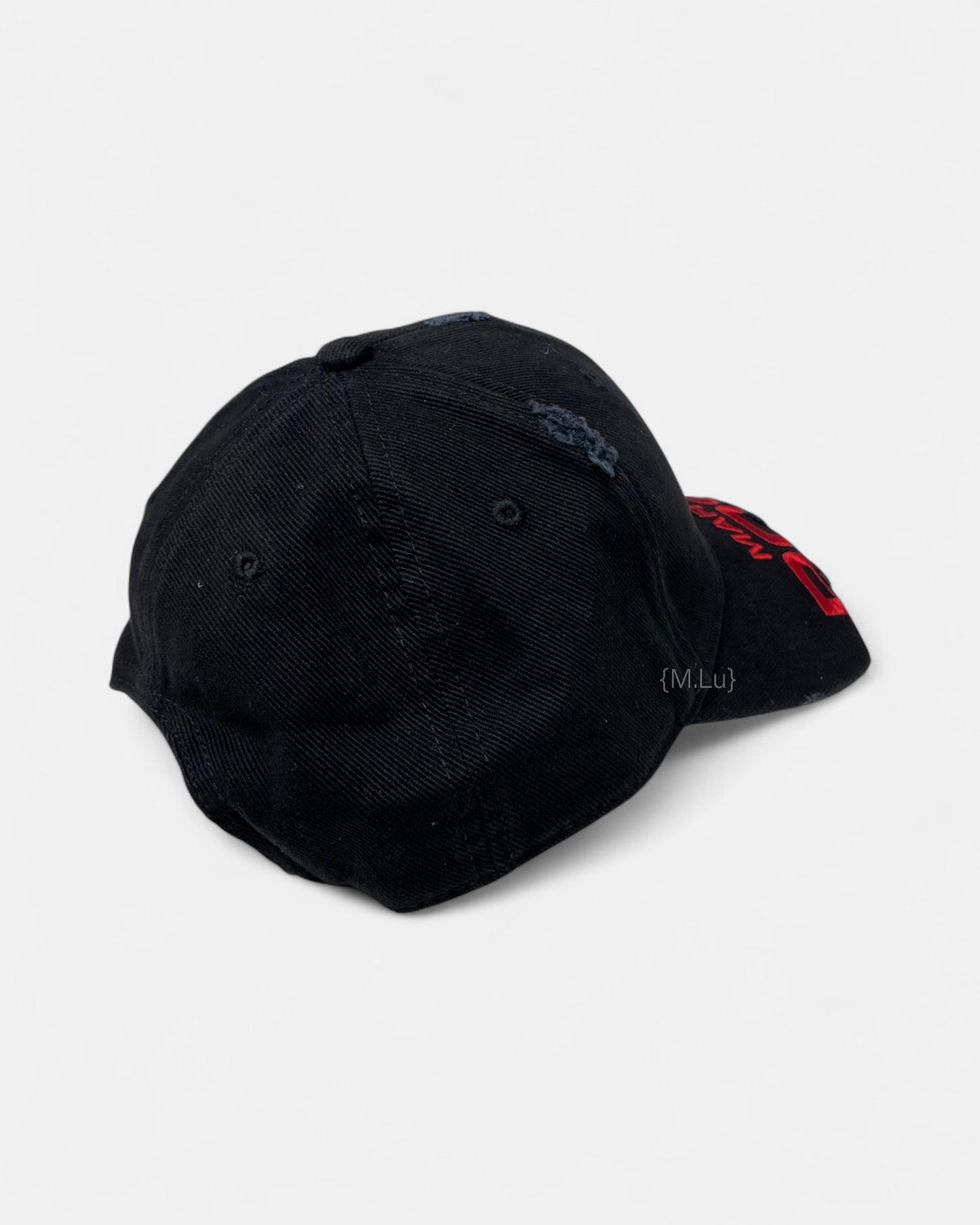 {M.Lu} Martine Rose Cut Peak Cap
