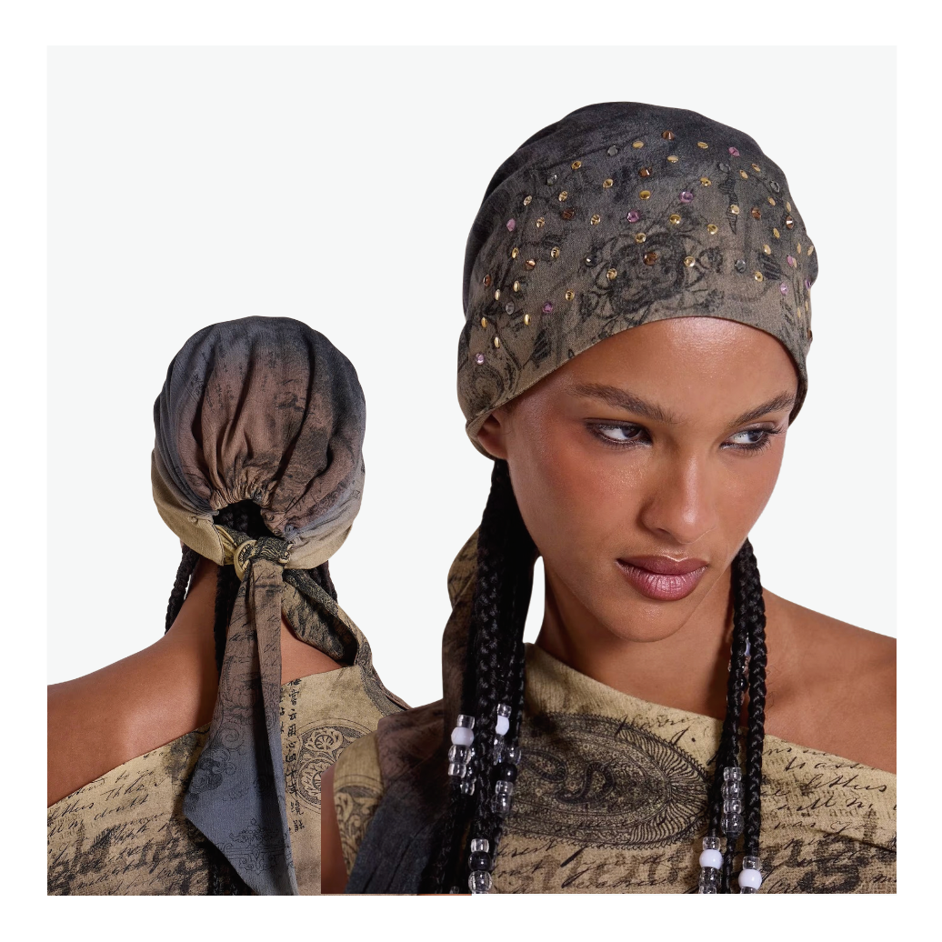 {M.Lu} Jaded London Studded Headscarf
