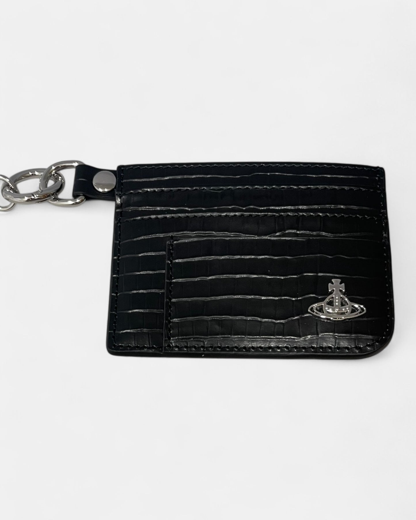 {M.Lu} Vivienne Westwood Flat Chain Card Holder