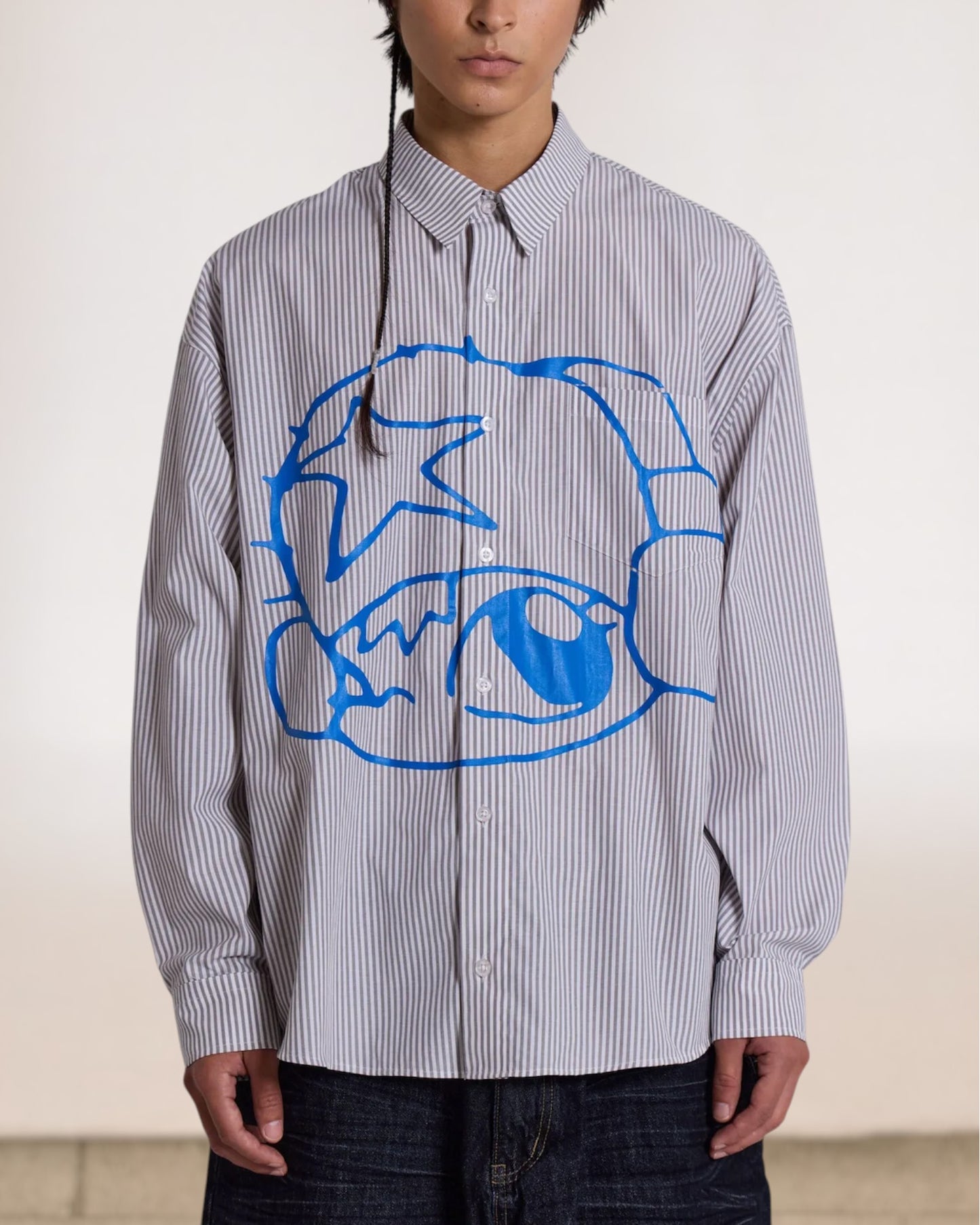 {M.Lu} Jaded London Stripe Shirt