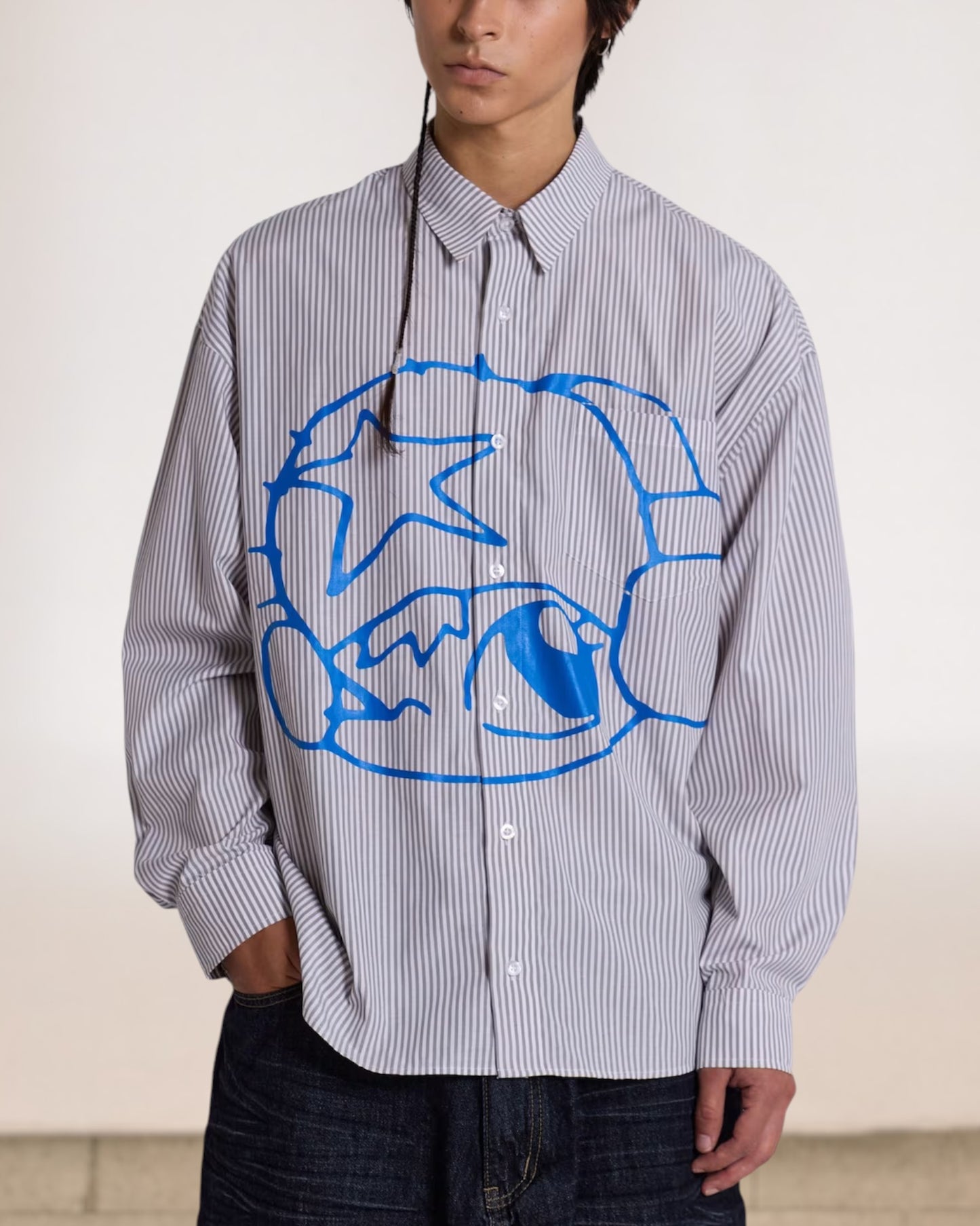 {M.Lu} Jaded London Stripe Shirt