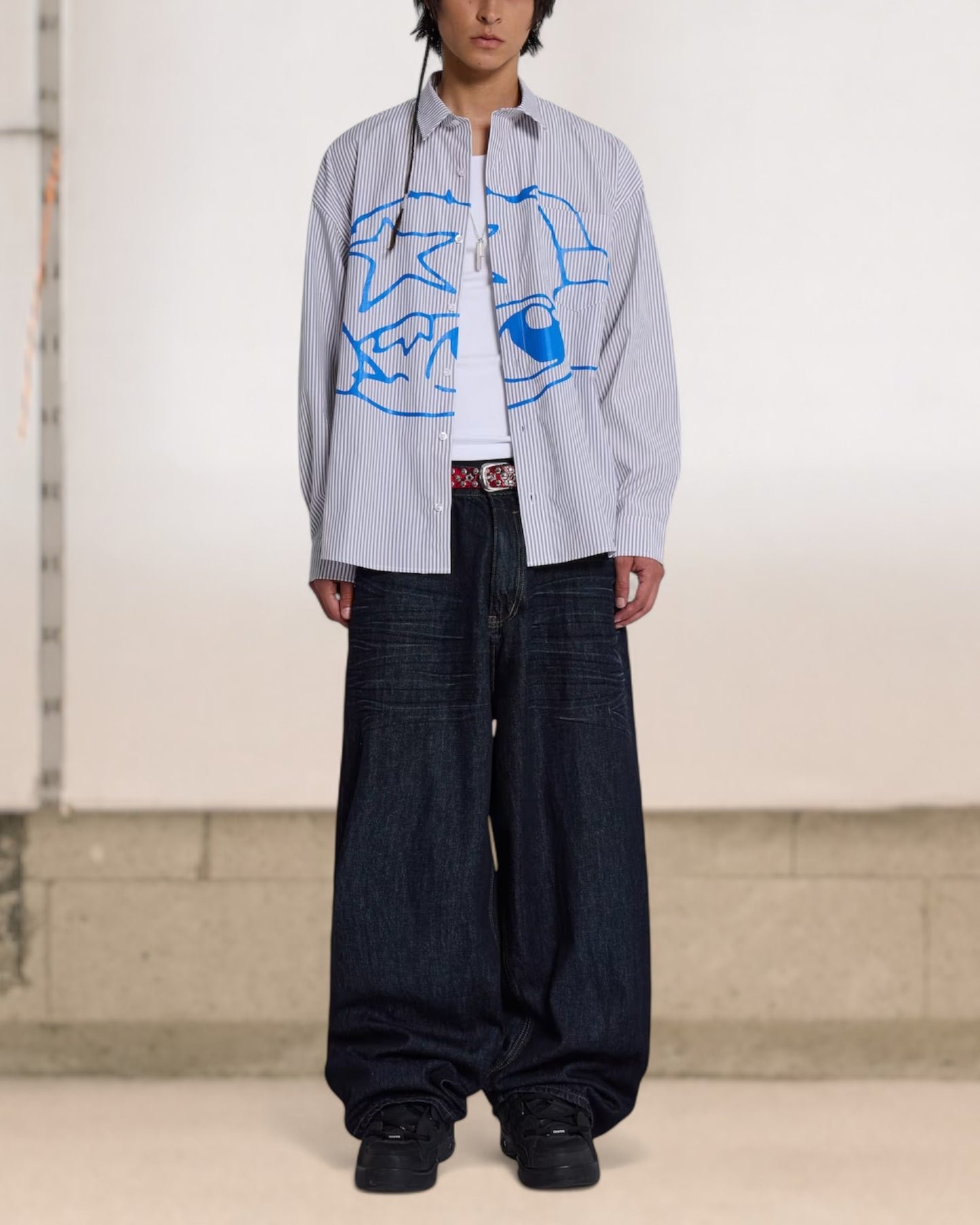 {M.Lu} Jaded London Stripe Shirt