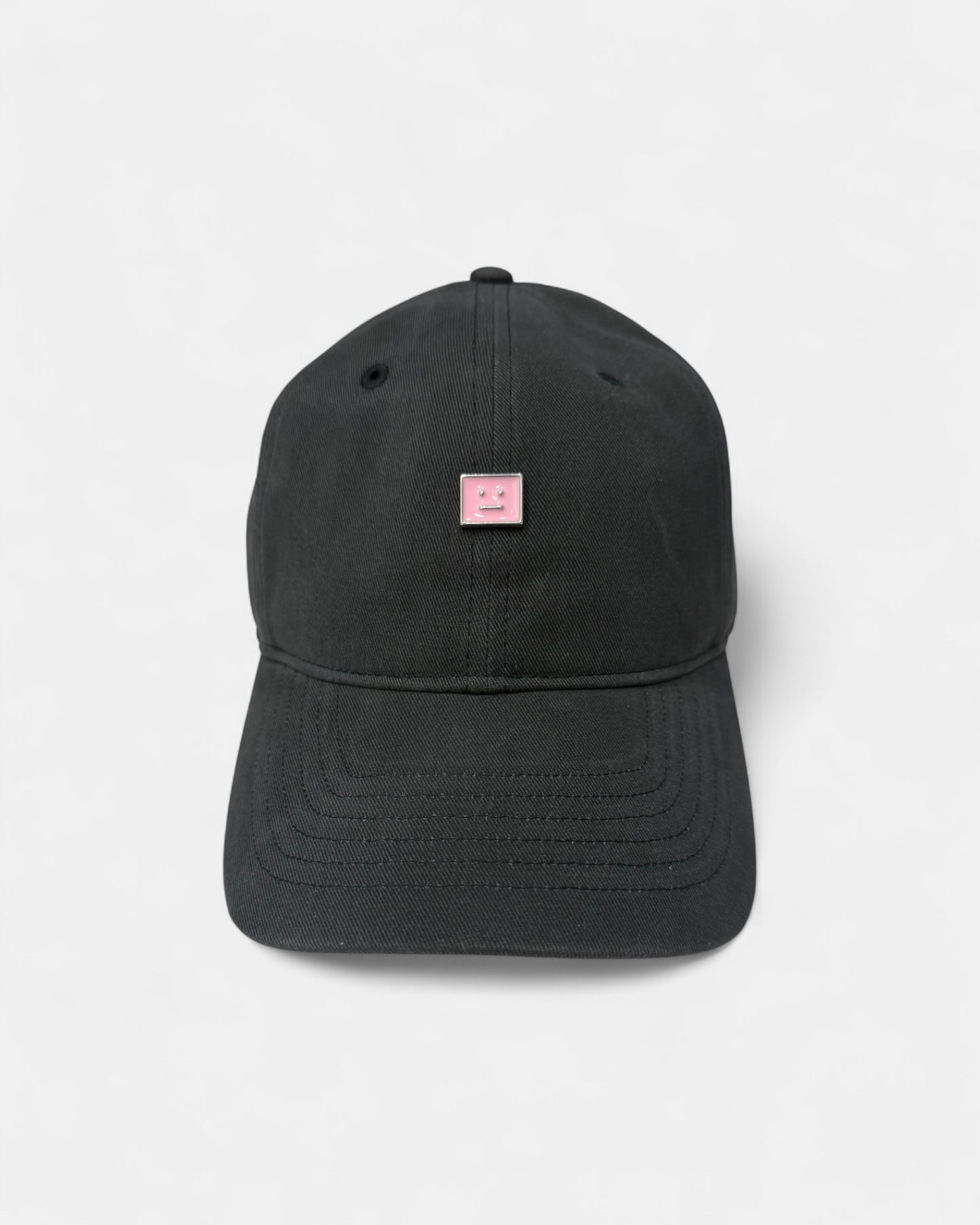 {M.Lu} Acne Studios Metal Face Patch Baseball Cap