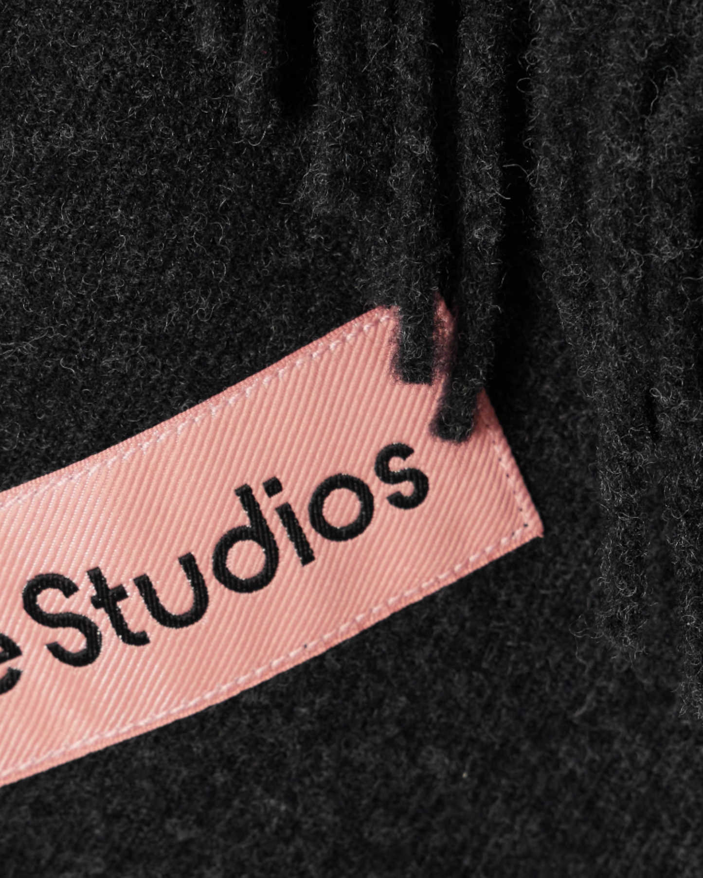 {M.Lu} Acne Studios Fringe Wool Scarf