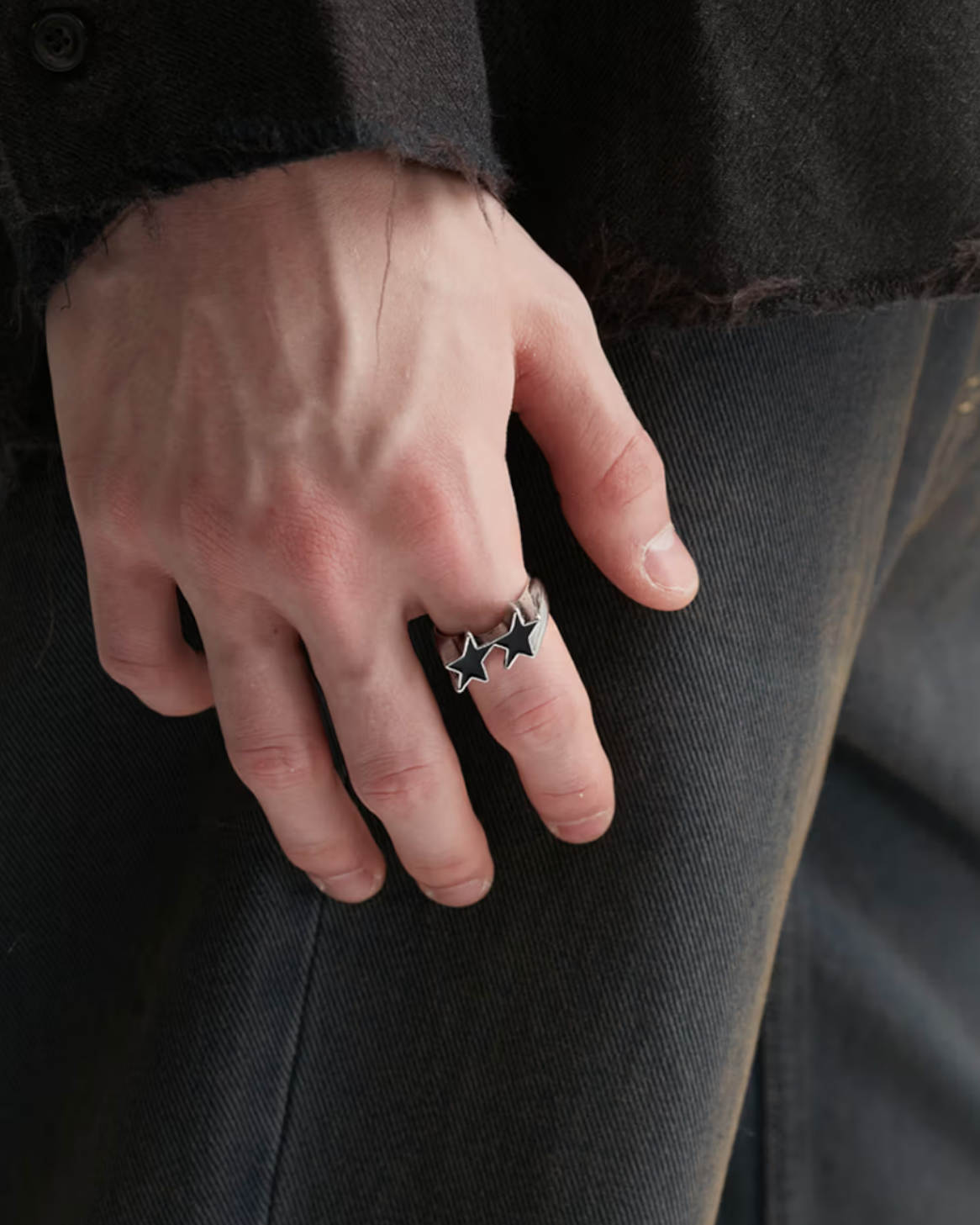 {M.Lu} Twojeys Icon Single Ring