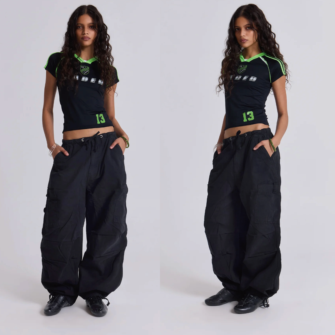 {M.Lu} Jaded London Parachute Pants