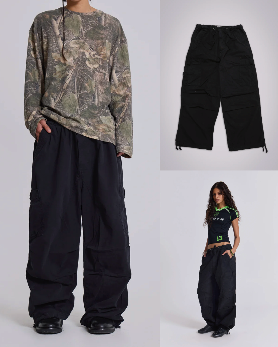 {M.Lu} Jaded London Parachute Pants