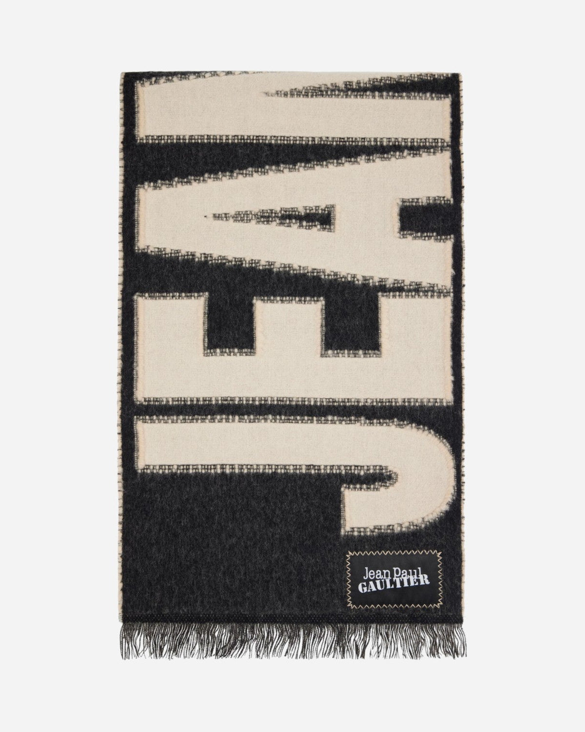 {M.Lu} Jean Paul Gaultier Logo Scarf