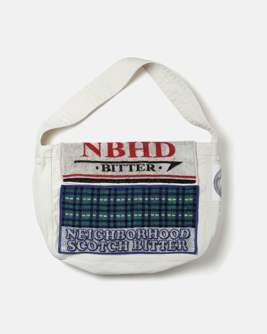 {M.Lu} Neighborhood Newspaper Messenger Bag