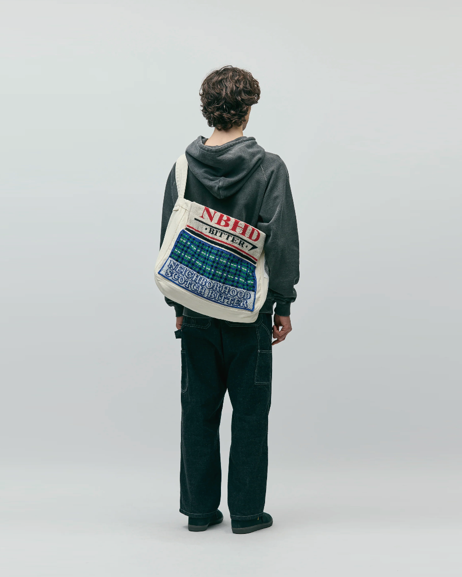 {M.Lu} Neighborhood Newspaper Messenger Bag