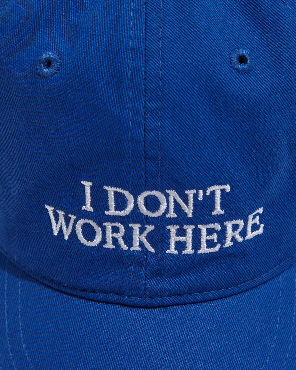 {M.Lu} IDEA I Don't Work Here Cap