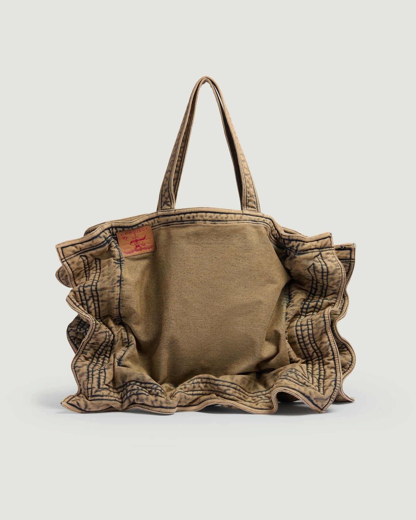 {M.Lu} Y/Project Maxi Wire Denim Tote