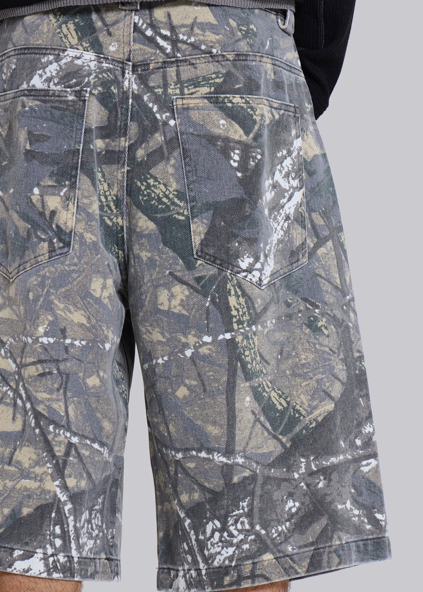 {M.Lu} Jaded London Camo Shorts