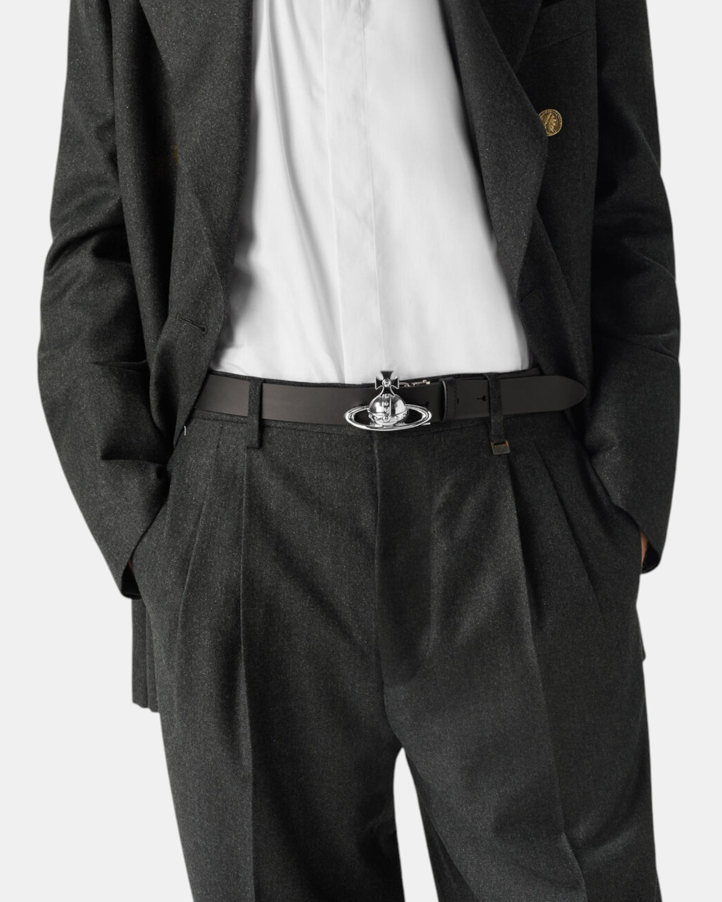 {M.Lu} Vivienne Westwood Orb Buckle Belt