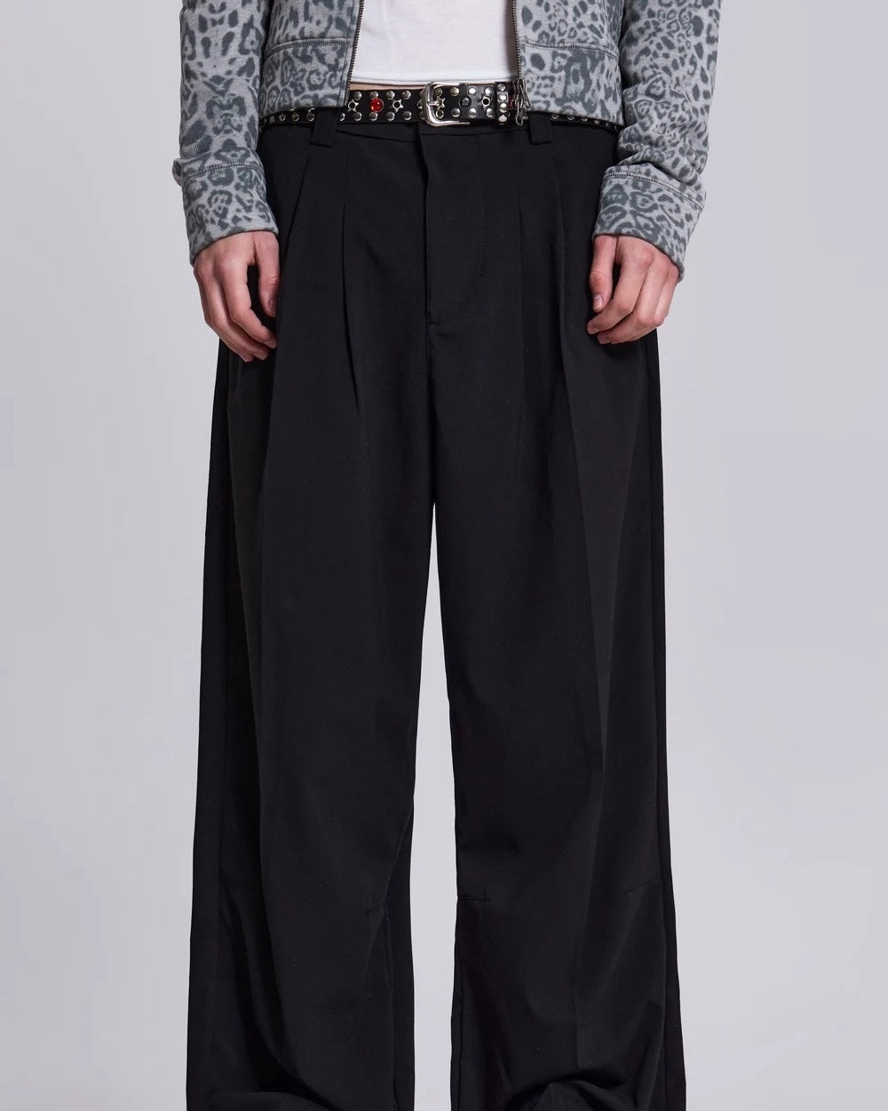 {M.Lu} Jaded London Stud Belt