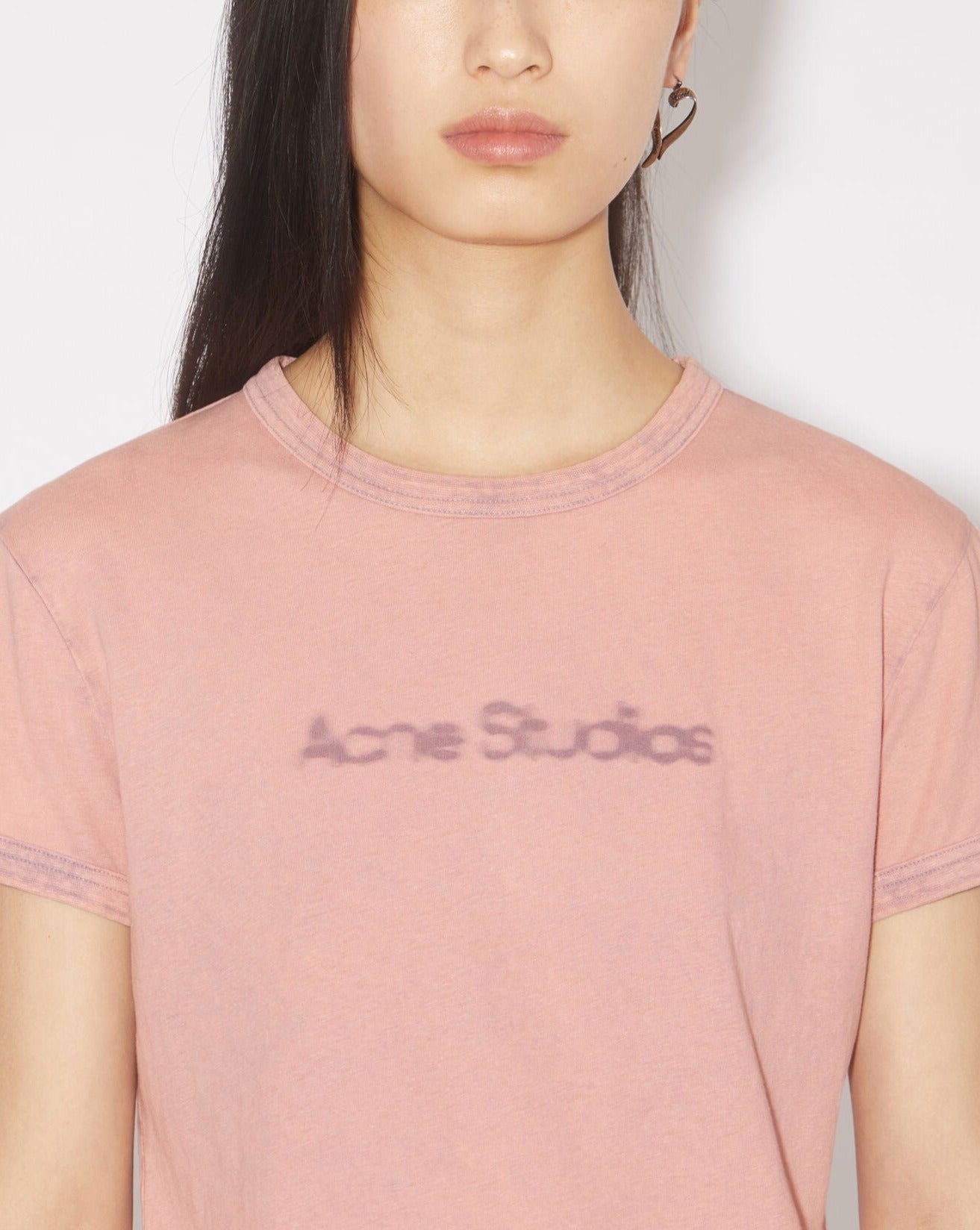 {M.Lu} Acne Studios Blurred Logo T-shirt