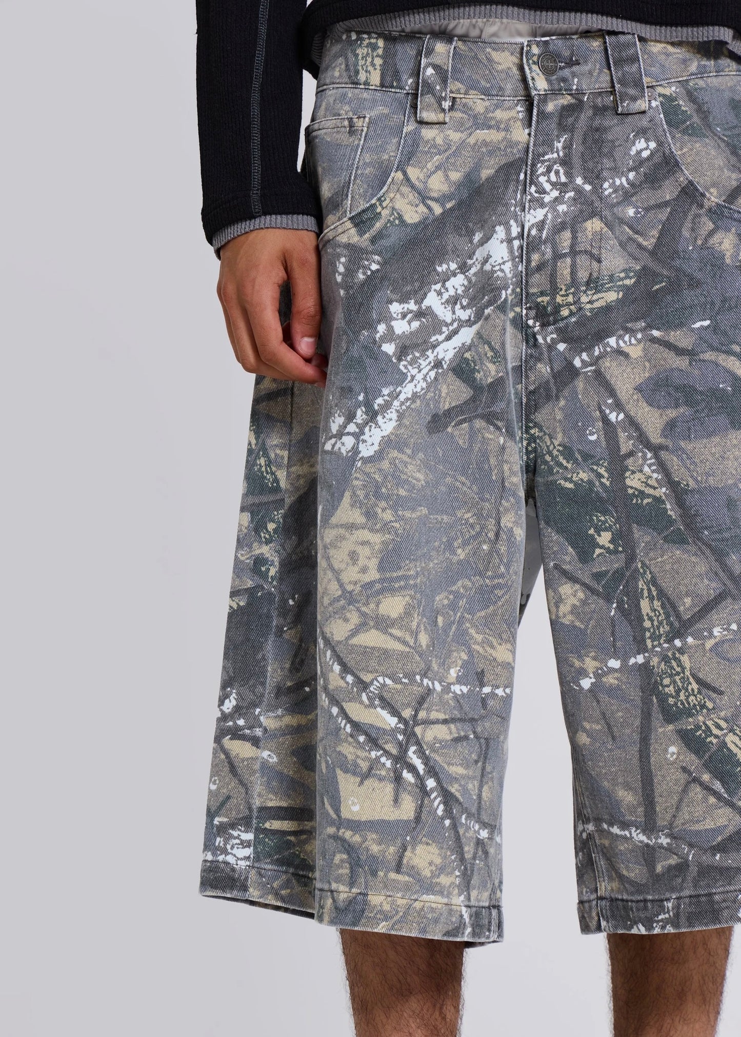 {M.Lu} Jaded London Camo Shorts