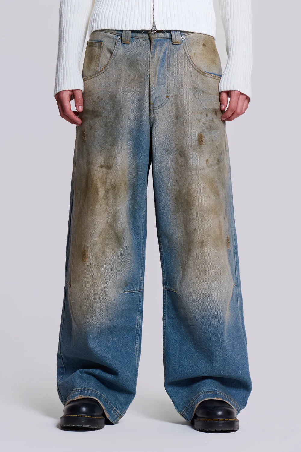 {M.Lu} Jaded London Mud Wash Jeans