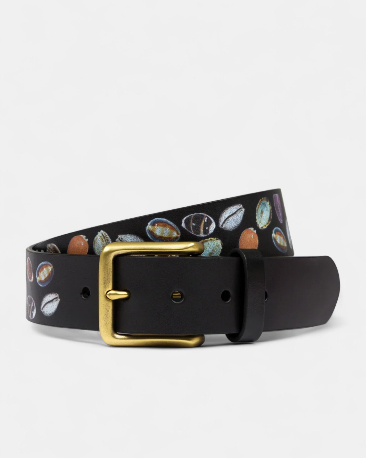 {M.Lu} Denim Tears Shell Leather Belt